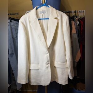 NWOT Wayf Off-White Blazer